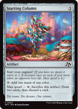 Starting Column (FOIL) single card from Magic the Gathering