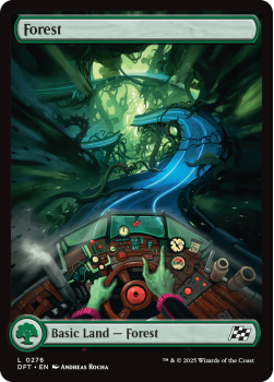 Forest single card from Magic the Gathering