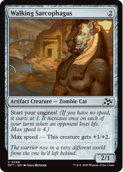 Walking Sarcophagus (FOIL) single card from Magic the Gathering