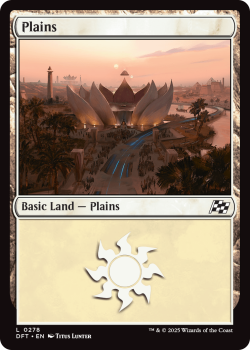 Plains (FOIL) single card from Magic the Gathering