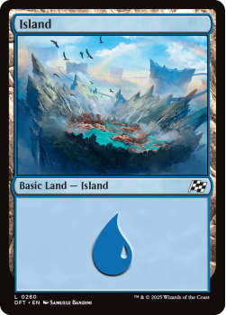 Island (FOIL) single card from Magic the Gathering