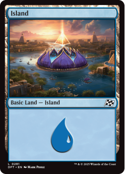 Island (FOIL) single card from Magic the Gathering