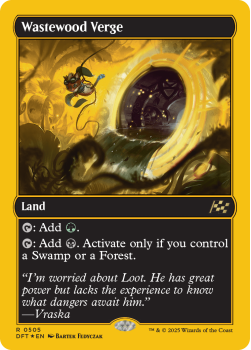 Wastewood Verge (FIRST PLACE FOIL) single card from Magic the Gathering