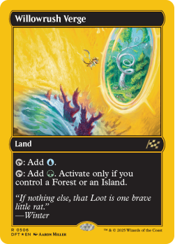 Willowrush Verge (FIRST PLACE FOIL) single card from Magic the Gathering