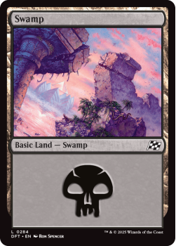 Swamp (FOIL) single card from Magic the Gathering