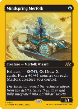Mindspring Merfolk (FIRST PLACE FOIL) single card from Magic the Gathering