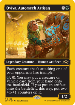 Oviya, Automech Artisan (FIRST PLACE FOIL) single card from Magic the Gathering
