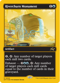 Riverchurn Monument (FIRST PLACE FOIL) single card from Magic the Gathering