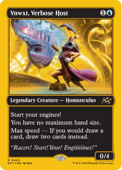 Vnwxt, Verbose Host (FIRST PLACE FOIL) single card from Magic the Gathering