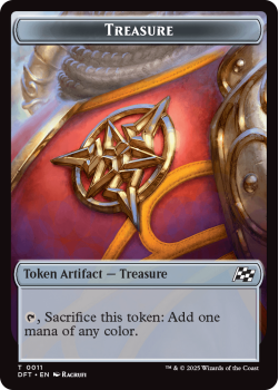 Treasure // Pilot Token single card from Magic the Gathering