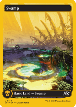 Swamp (FIRST PLACE FOIL) single card from Magic the Gathering