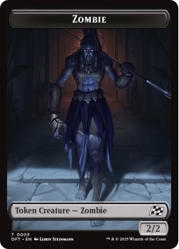 Zombie // Elephant Token single card from Magic the Gathering