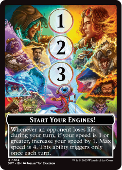 Start Your Engines! // Max Speed Token single card from Magic the Gathering