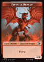 Dinosaur Dragon // Treasure Token : 004 AETHERDRIFT - Magic the Gathering Single Card