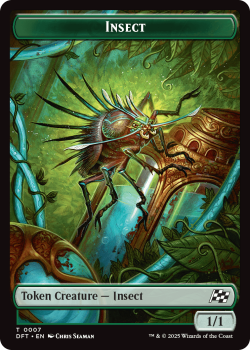 Insect // Elephant Token single card from Magic the Gathering
