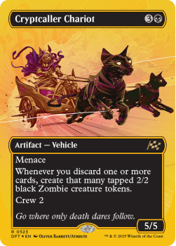 Cryptcaller Chariot (FIRST PLACE SHOWCASE FOIL) single card from Magic the Gathering