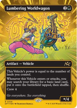 Lumbering Worldwagon (FIRST PLACE SHOWCASE FOIL) single card from Magic the Gathering