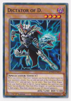 Dictator of D. (Common) single card from Yu-Gi-Oh!