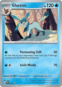 Glaceon SVP171 (COSMOS HOLO) - Pokemon Single Promotional Card