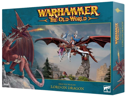Warhammer The Old World : High Elf Lord on Dragon
