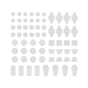 30MM Customize Material (Decoration Parts 1 White) - Image 2