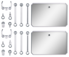 Action Base 6 (Clear Color) Mirror Sticker Set - Image 3
