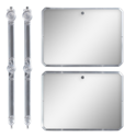 Action Base 7 (Clear Color) Mirror Sticker Set - Image 3