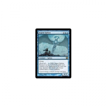 Argent Sphinx (FOIL) : SCARS OF MIRRODIN 028/249 - Magic the Gathering Single Card
