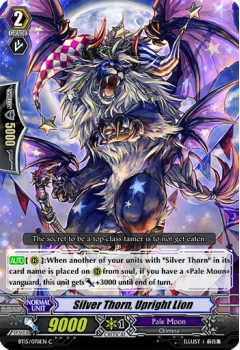 Silver Thorn, Upright Lion single card from Cardfight!! Vanguard