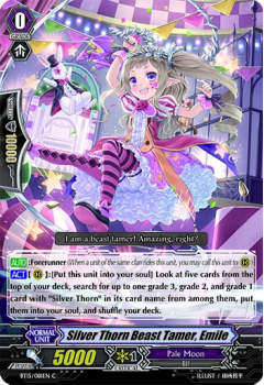 Silver Thorn Beast Tamer, Emile single card from Cardfight!! Vanguard