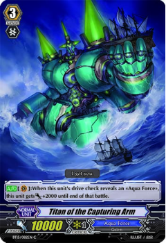 Titan of the Capturing Arm single card from Cardfight!! Vanguard