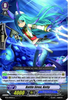 Battle Siren, Ketty single card from Cardfight!! Vanguard