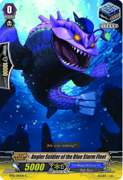 Angler Soldier of the Blue Storm Fleet single card from Cardfight!! Vanguard