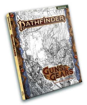 Pathfinder 2nd Edition: Guns & Gears Remastered Sketch Cover