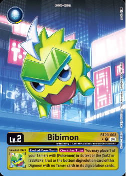 Bibimon (ALTERNATIVE ART) single card from Digimon Card Game