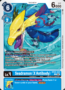 Seadramon (X Antibody) single card from Digimon Card Game