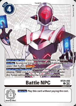 Battle NPC single card from Digimon Card Game