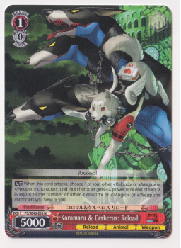 Koromaru & Cerberus: Reload single card from Weiss/Schwarz