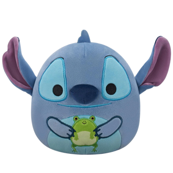 Squishmallow Disney 8" Plush Stitch with Frog