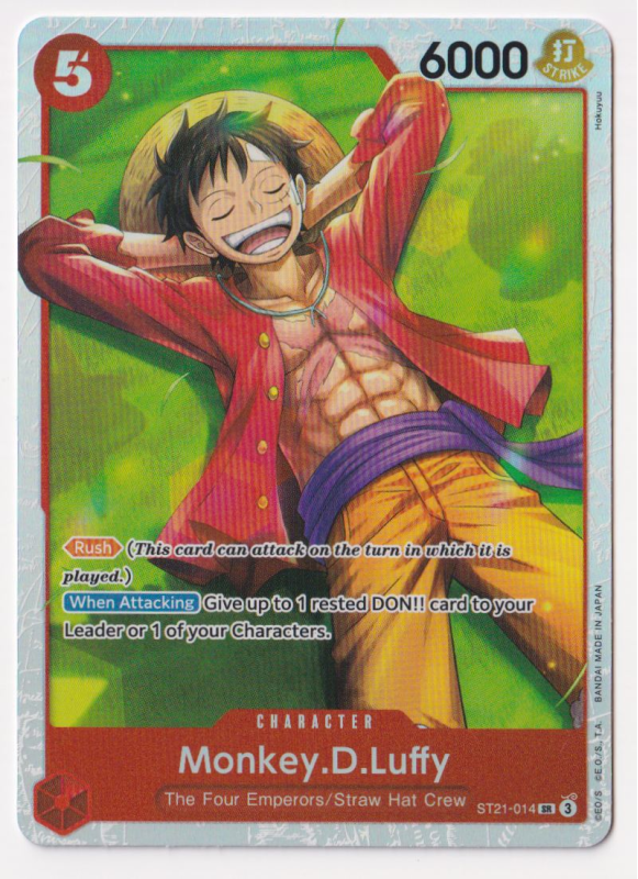 Monkey.D.Luffy : ST21-014 STARTER DECK EX: GEAR 5 - One Piece Single Card