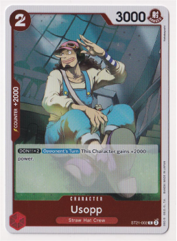 Usopp single card from One Piece Card Game