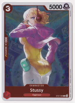 Stussy single card from One Piece Card Game