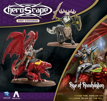 Heroscape Rising Tide - Sonlen and Halushia, Scion of the Wild Army Expansion