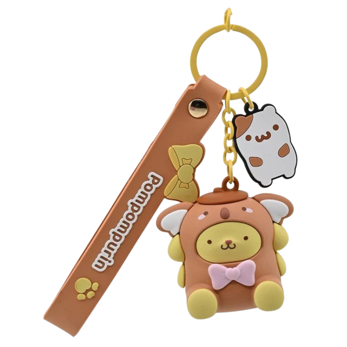 Pompompurin Sanrio Animal Keychain Chaos Cards