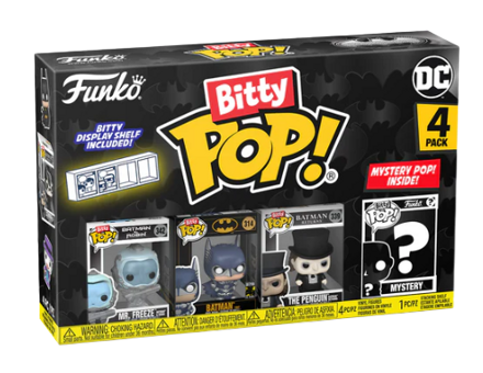 Pop! Batman - Bitty Pop Mr Freeze, Batman and The Penguin