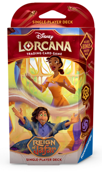 Disney Lorcana Reign of Jafar Starter Deck - Tiana and Bruno