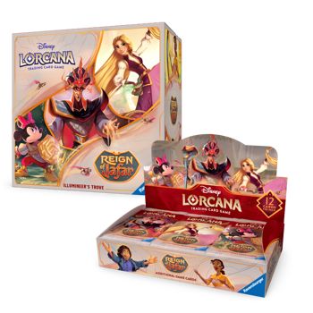 Disney Lorcana Reign of Jafar Trove and Booster Box Combo
