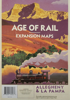 Age of Rail: Allegheny & La Pampa Expansion Map ***DAMAGED ITEM***