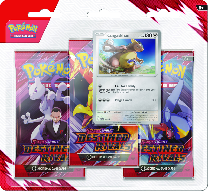 Destined Rivals 3 Pack | Set of Two | Pokemon | Chaos Cards