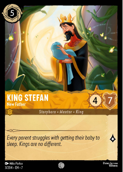 King Stefan - New Father single card from Disney Lorcana
